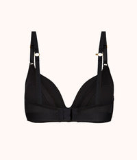 black maternity bra