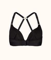 black maternity bra