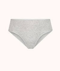 The Cotton Brief Panties: Heather Gray | LIVELY