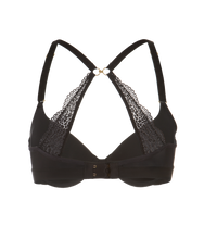 The T-Shirt Bra: Jet Black - back